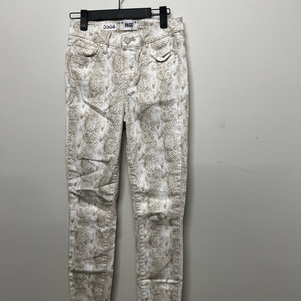 PAIGE Hoxton Ankle Jeans in Sonoran Snake - Picture 6 of 10